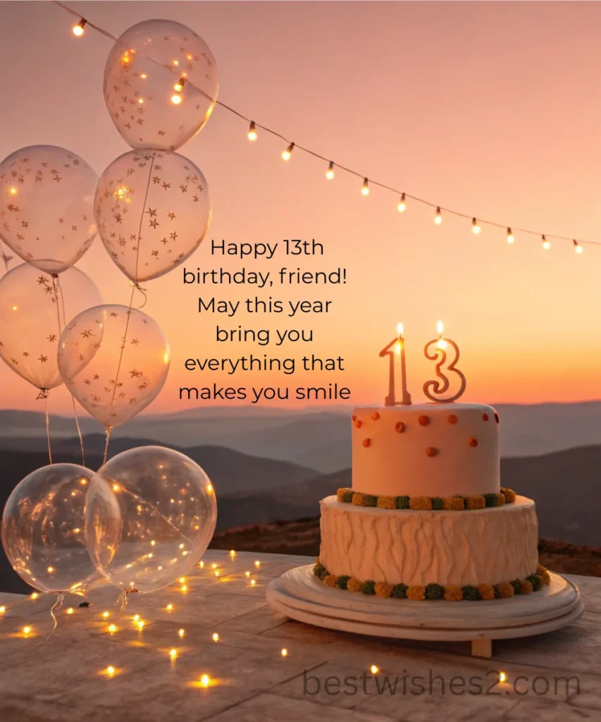 13th-birthday-wishes-for-friend